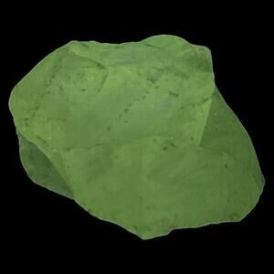 Clear‎ Translucent Art Glass Cullet Glowing Manganese Slag Glass #5GX89